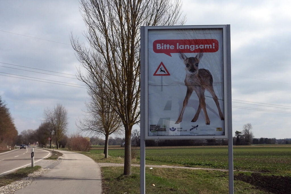 Verkehrswacht Infotafel